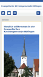 Mobile Screenshot of ev-kirche-hoefingen.de